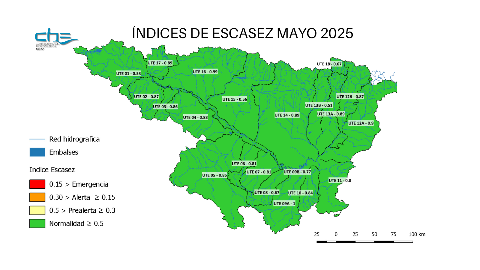 Imagen noticia - Informe índices de sequía a 31 de mayo de 2025